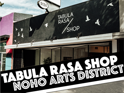 Exterior of the Tabula Rasa North Hollywood Arts District shop