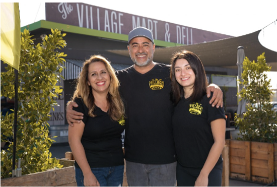 Siblings Linda Mejia (left) and Armando Mejia (center) are co-owners of Village Mart & Deli in the El Sereno neighborhood. Armando's daughter Riana Mejia pictured right.
