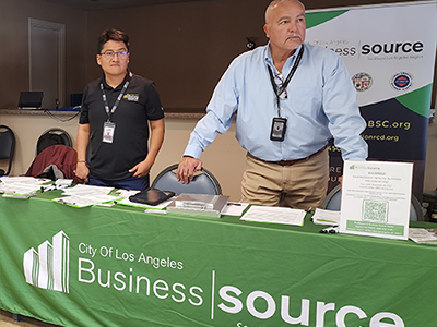 BusinessSource Center reps ready to assist local business owners negatively impacted by the I-10 freeway fire