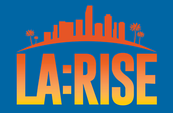 LA:RISE logo